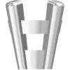 9ct White Gold 4 Claw Double Gallery Collet 5.0mm Medium/heavy