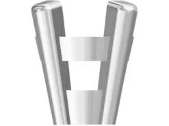 9ct White Gold 4 Claw Double Gallery Collet 4.0mm Light/medium