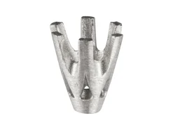 18ct White Gold Collet Cast Rex/bezel 6 Claw 4.0mm