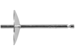 18ct White Gold Cup Peg Post 5.0mm