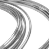 9ct White Gold D Shape Wire 2.30mm X 1.50mm Fully Annealed, 100% Recycled Gold