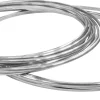 18ct White Gold D Shape Wire 2.30mm X 1.50mm Fully Annealed, 100% Recycled Gold