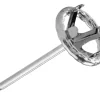 9ct White Gold Halo Setting Lightweight 5mm