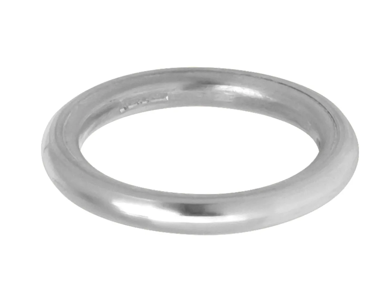 9ct White Gold Halo Wedding Ring 2.0mm, Size L, 2.2g Heavyweight, Hallmarked, Wall Thickness 2.00mm, 100% Recycled Gold