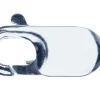 9ct White Gold Lobster Lobster Trigger Clasp Catch Oval, 13.6mm, Rhodium Plated