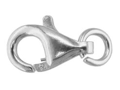 18ct White Gold 9mm Baroque And Jump Ring Trigger A17033