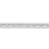 18ct White Gold 1.2mm Diamond Cut Oval Trace Chain Loose Unhallmarked