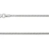 9ct White Gold 1.5mm Franco Chain 20"/50cm Hallmarked