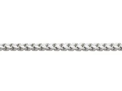 18ct White Gold 1.4mm Franco Chain 16