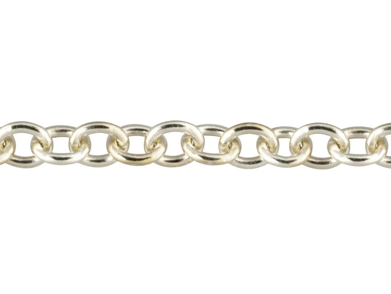 9ct White Gold 1.9mm Round Trace Chain Loose Unhallmarked