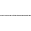18ct White Gold 1.0mm Round Trace Chain Loose Unhallmarked