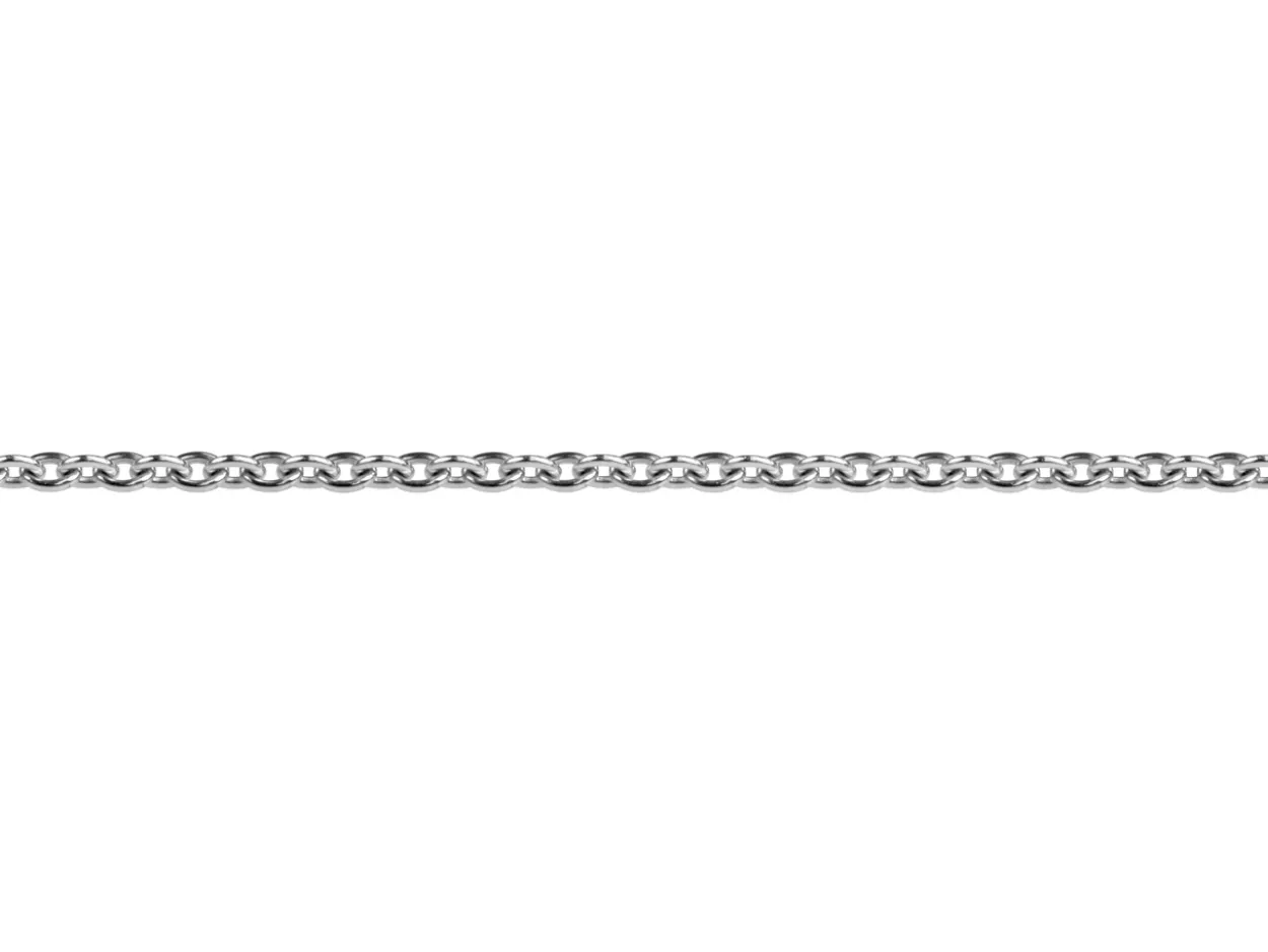 18ct White Gold 1.5mm Round Trace Chain Loose Unhallmarked