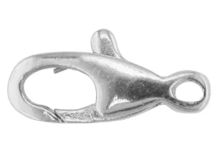 18ct White Gold 12mm Slim Carabiner A7011/2