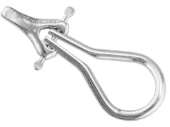 18ct White Gold Omega Ear Clip Assembled Medium-weight