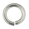9ct White Gold Open Jump Ring Heavy 6mm 100% Recycled Gold