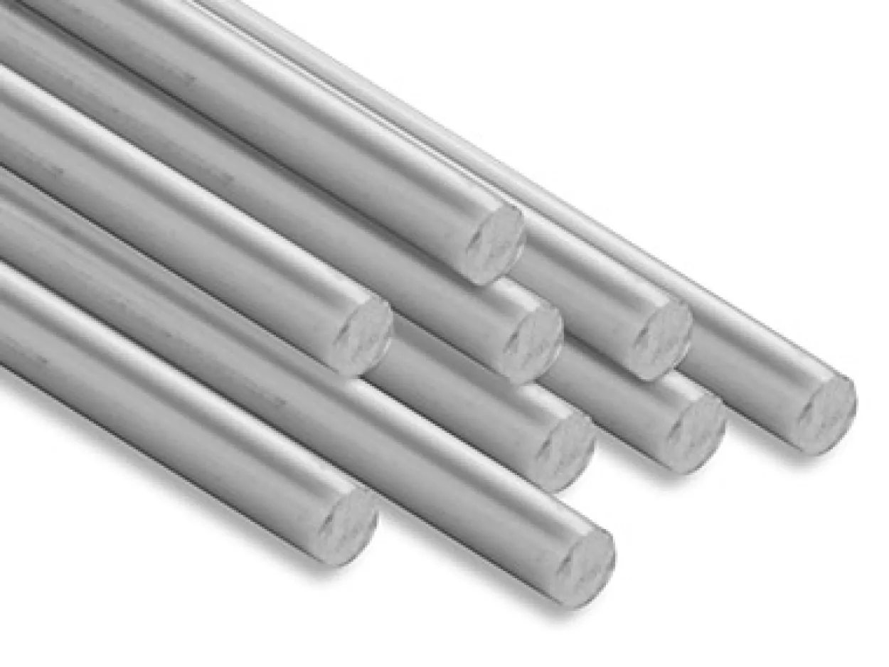 18ct White Gold Round Pin Wire 0.80mm Fully Hard, Straight Lengths, 100% Recycled Gold