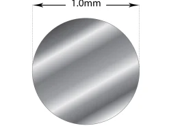 18ct White Gold Round Pin Wire 1.00mm Fully Hard, Coils, 100% Recycled Gold