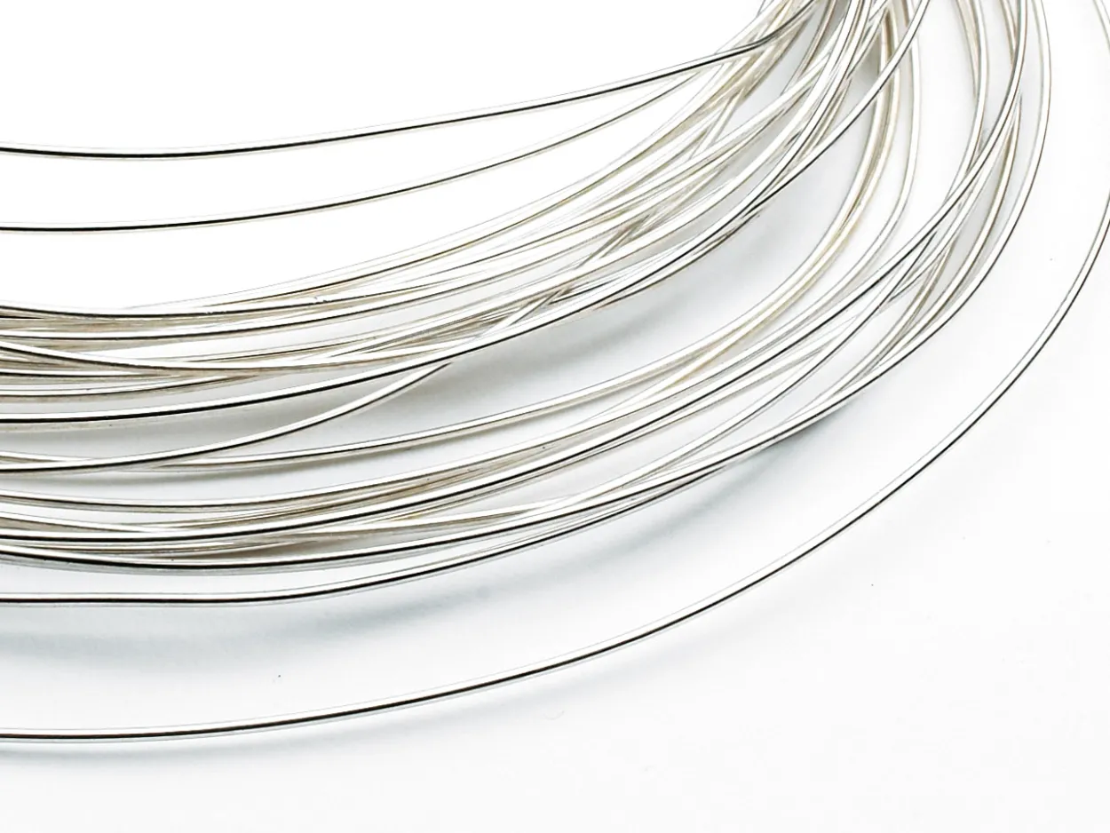 9ct White Gold Round Wire 2.00mm, 100% Recycled Gold