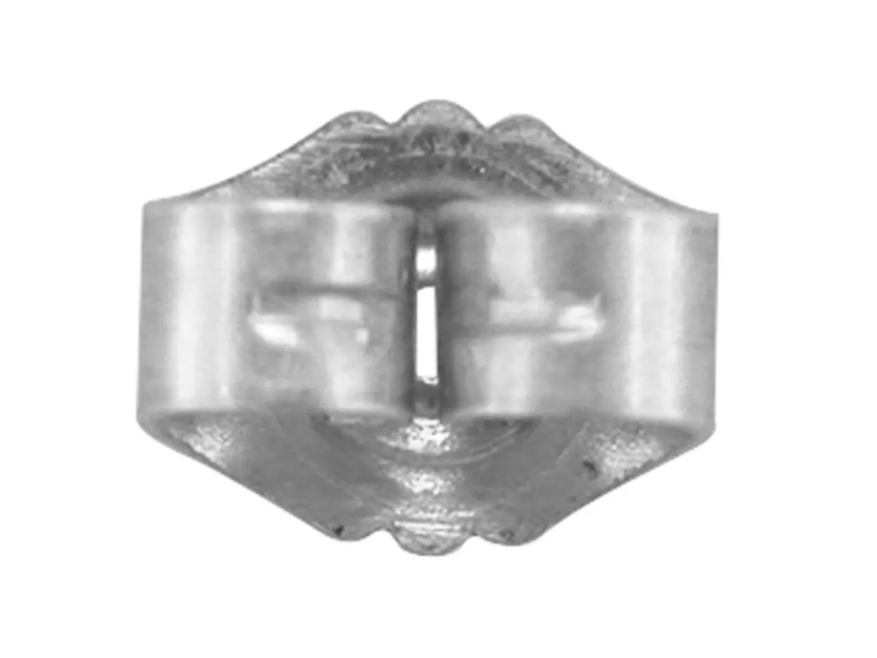 18ct White Gold Scroll Large, 100% Recycled Gold