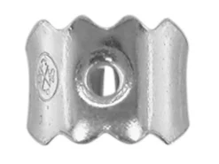 18ct White Gold Scroll Medium, 100% Recycled Gold