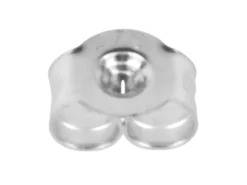 9ct White Gold Scroll Small Pack of 6, 100% Recycled Gold