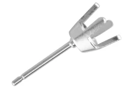 18ct White Gold Series 5 4 Claw Earring Post, 5.2mm 50pt, 100% Recycled Gold