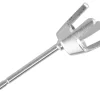 18ct White Gold Series 5 4 Claw Earring Post, 4.5mm 35pt, 100% Recycled Gold