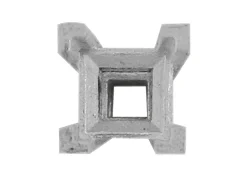 18ct White Gold Square Double Gallery 4 Claw Collet 25pts 4 V Claws