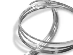 18ct White Gold Square Wire 4.50mm Fully Annealed, 100% Recycled Gold