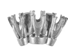 18ct White Gold 3 Stone Head 1x3mm/2x2.5mm