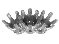 18ct White Gold 3 Stone Head 1x5mm, 2x3.5mm