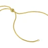 9ct Yellow Gold Adjustable Ball Clasp And Bracelet Component