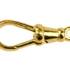 9ct Yellow Gold Albert 23mm Fixed Top Closed Eyelet