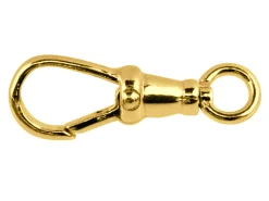 9ct Yellow Gold Albert Swivel 23mm Open Ring