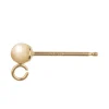9ct Yellow Gold Bead And Ring 4mm