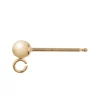 9ct Yellow Gold Bead And Ring 3mm