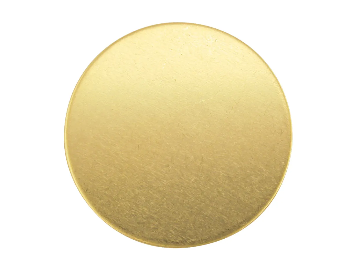 9ct Yellow Gold Blank Fb00700 1.00mm X 7mm Fully Annealed Round 7mm, 100% Recycled Gold