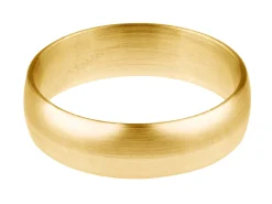 9ct Yellow Gold Blended Court Wedding Ring 2.0mm, Size N, 1.3mm Wall, Hallmarked, Wall Thickness 1.30mm, 100% Recycled Gold