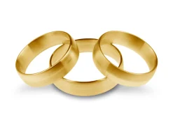 18ct Yellow Gold Blended Court Wedding Ring 3.0mm, Size I, 1.3mm Wall, Hallmarked, Wall Thickness 1.30mm, 100% Recycled Gold