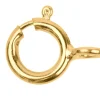 18ct Yellow Gold Bolt Ring Closed 6mm