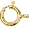 9ct Yellow Gold Bolt Rings Open 5mm 529 Pack of 6