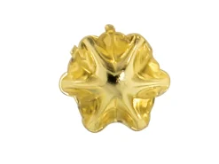 9ct Yellow Gold Buttercup Claw Earring 6mm