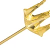 9ct Yellow Gold Buttercup Claw Earring 3mm