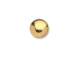 9ct Yellow Gold Button Stud 3mm