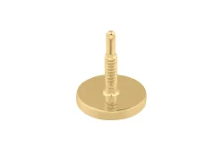 9ct Yellow Gold Circle Labret Post 3mm