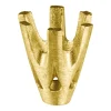 9ct Yellow Gold Collet Cast Rex/bezel 6 Claw 3.0mm