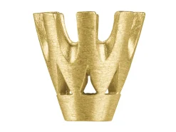 9ct Yellow Gold Collet Cast Rex/bezel 8 Claw 6.0mm