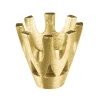 9ct Yellow Gold Collet Cast Rex/bezel 8 Claw 5.0mm
