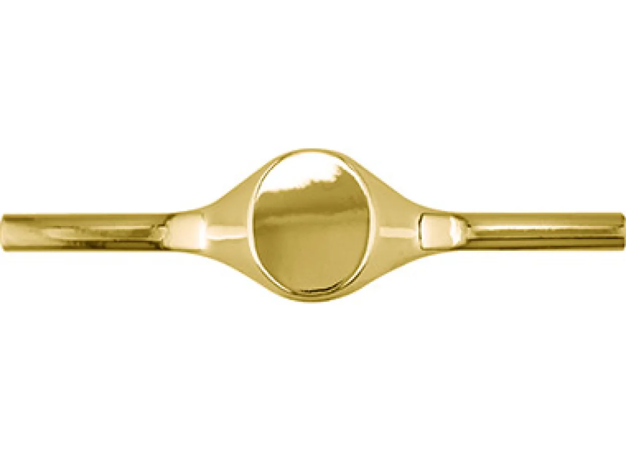 9ct Yellow Gold Court Ring Kt3031 3.00mm Hallmarked Fully Annealed Oval Signet 16mm X 13mm, 100% Recycled Gold