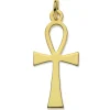 9ct Yellow Gold Cross, Medium Ankh No.25 Unhallmarked